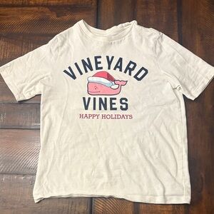 Vineyard Vines Kids Happy Holidays Tee